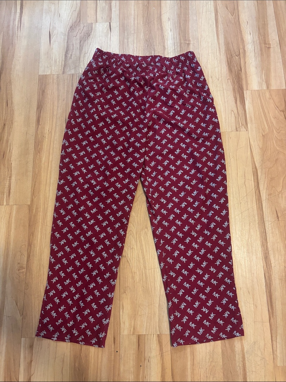 Michael Kors Red Logo-Print Sweatpants